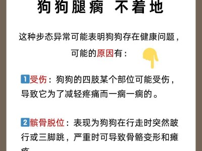 狗腿摔瘸了，康复需要多长时间？（探索狗腿受伤后康复的时间和过程）
